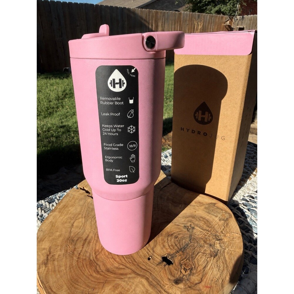 Hydrojug 20oz sport Blush NWT